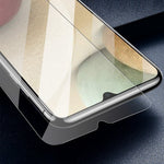 AMORUS til Samsung Galaxy A40 Ultra Klar Anti-fingeraftryk Skærmbeskytter 2.5D Kant 9H Hårdhed Høj Aluminium-silicium Glasfilm