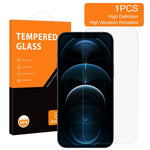 AMORUS For iPhone 12 6.1 inch/12 Pro 6.1 inch High Aluminum-silicon Glass Screen Film 2.5D Anti-explosion Screen Protector