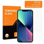 AMORUS Phone Screen Protector for iPhone 13 mini 5.4 inch, Anti-explosion 2.5D Arc Edge High Aluminum-silicon Glass Film