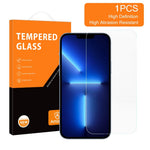 AMORUS For iPhone 13 Pro Max / 14 Plus 2.5D Screen Protector Anti-abrasion HD Clear High Aluminum-silicon Glass Film