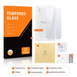 AMORUS For iPhone 13 / 13 Pro / 14 Anti-explosion Screen Protector Scratch-resistant 2.5D High Aluminum-silicon Glass Film
