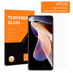 AMORUS För Xiaomi Redmi Note 12 Pro 4G / 11 Pro 4G (MediaTek) / Note 11 Pro 5G (Qualcomm) 2.5D Arc Edge Hög Aluminium-Silicon Glas Skärmskydd