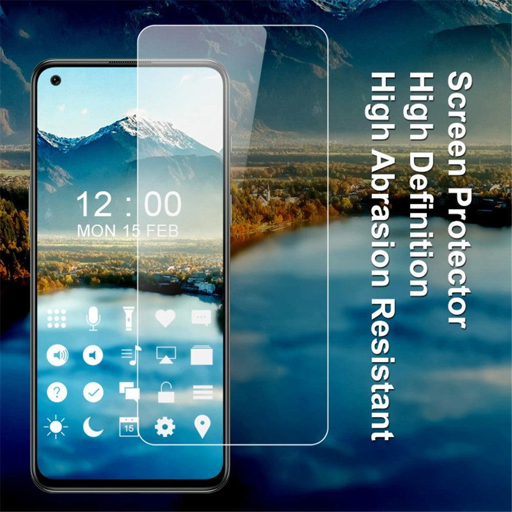 IMAK ARM Series for OnePlus Nord 2T 5G Soft TPU Screen Protector Full Glue Transparent Front Protective Film (Not Complete Covering)