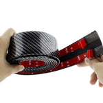 4,5 cm bred bilhjul øjenbryn antikollision PVC-liste hjulkasse skærm trim sticker, 1,5 m