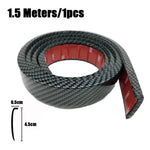 4,5 cm bred bilhjul øjenbryn antikollision PVC-liste hjulkasse skærm trim sticker, 1,5 m