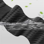 1304 4Pcs / Set Universal Car Door Sill Decorative Sticker Anti-scratch PVC Carbon Fiber Texture Decals