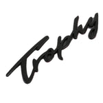 TROPHY Letter Aluminum Alloy Label Decor Self Adhesive Car Decal Sticker SUV Decoration
