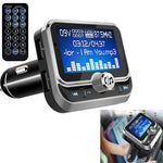 BC32 LCD Bluetooth-compatible MP3 Player Dual USB Car Charger FM Transmitter with Remote Control