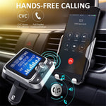 BC32 LCD Bluetooth-compatible MP3 Player Dual USB Car Charger FM Transmitter with Remote Control