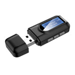 RT11 USB-lydadapter 2-i-1 Bluetooth 5.0-sender og -modtager med LCD-display