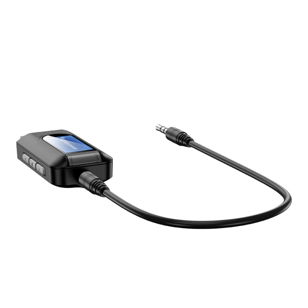 RT11 USB-lydadapter 2-i-1 Bluetooth 5.0-sender og -modtager med LCD-display