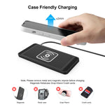 Portable Car Wireless Charger Non-slip Silicone 15W Qi Fast Charging Pad for Huawei iPhone Samsung