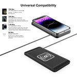 Portable Car Wireless Charger Non-slip Silicone 15W Qi Fast Charging Pad for Huawei iPhone Samsung