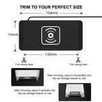 Portable Car Wireless Charger Non-slip Silicone 15W Qi Fast Charging Pad for Huawei iPhone Samsung