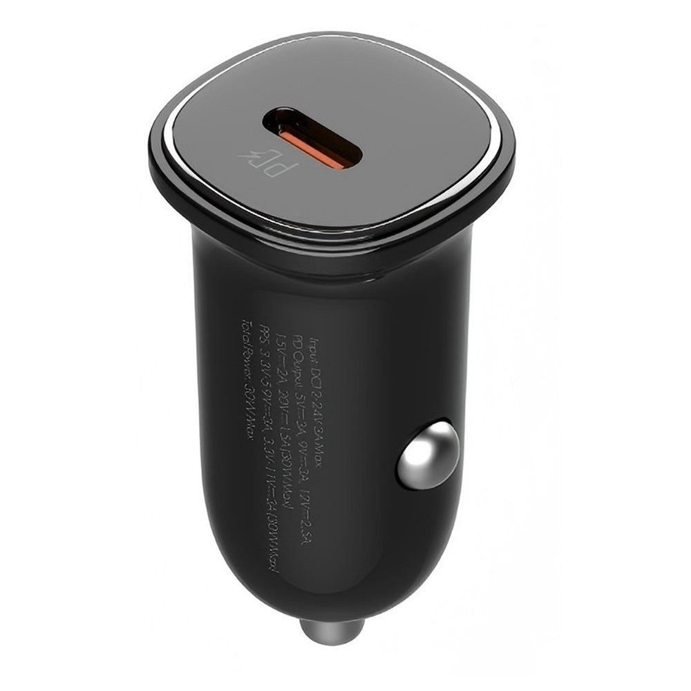 LDNIO C106 30W USB-C Car Charger Single Port PD3.0 PPS Fast Charging Adapter for Phone Tablet
