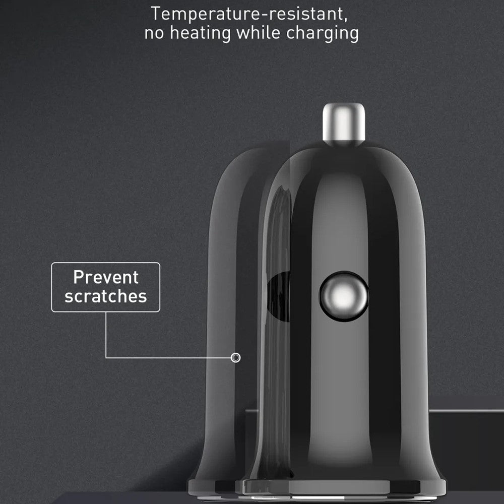 LDNIO C106 30W USB-C Car Charger Single Port PD3.0 PPS Fast Charging Adapter for Phone Tablet