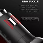 LDNIO C1 36W Car Charger Metal Dual Port PD 20W + QC3.0 18W Fast Charging Car Adapter for iPhone Android