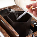 OUDEW Car Trash Can with Lid Mini Washable Vehicle Trash Can Desktop Center Console Dustbin Garbage Organizer