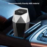 OUDEW Car Trash Can with Lid Mini Washable Vehicle Trash Can Desktop Center Console Dustbin Garbage Organizer