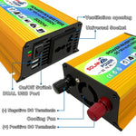 Tang I 12V til 220V 3000W intelligent bilinverter med dobbelt USB til camping og rejser