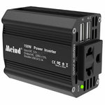 MEIND M6500 150W bilstrømomformer 12V DC til 220V AC-konverter med dobbelt USB-porte