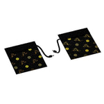 WUPP CS-974B1 1 Pair Stylish Pattern Motorcycle Heated Grips Handlebar Heating Pads 3-Gear Adjustable Motorbike Handlebar Heating Cover