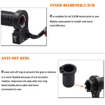 WUPP CS-203A1 1Pair Motorcycle Heated Grips for Winter Universal Electric Heating Handlebar 12V Modified Heating Grips Electric Scooter Handlebar