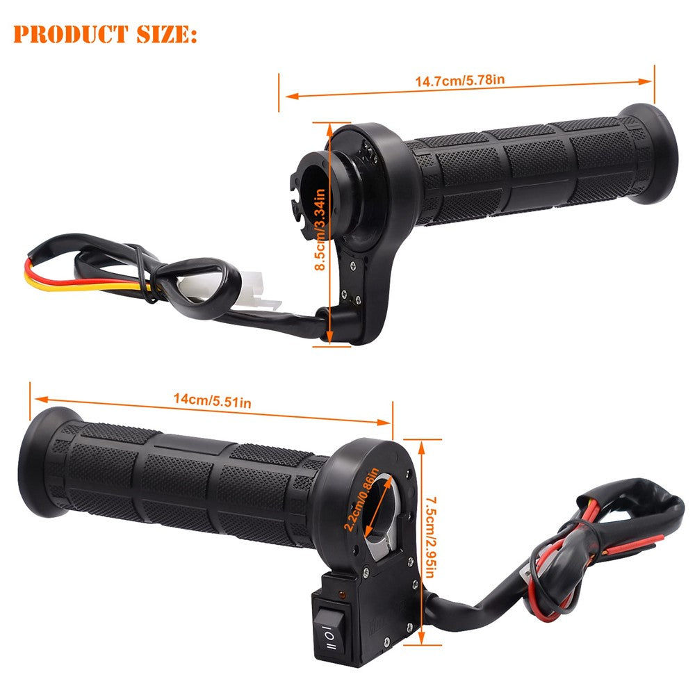 WUPP CS-203A1 1Pair Motorcycle Heated Grips for Winter Universal Electric Heating Handlebar 12V Modified Heating Grips Electric Scooter Handlebar