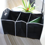 BY-145 Multifunction Car Trunk Organizer Foldable Storage Case Collapsible Box with Upgraded Handle