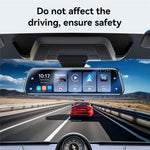YESIDO KM24 Carplay Streaming Rearview Mirror Dash Cam Android Auto Airplay Screen