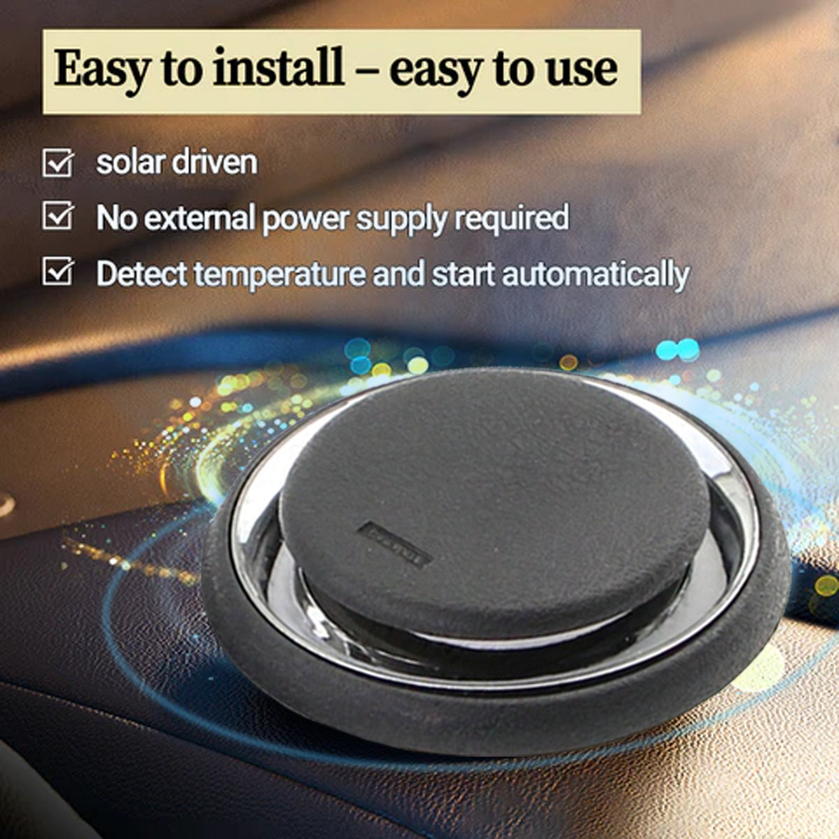 RAYHONG 7.4 x 7.4cm Portable Car Windshield Ice Snow Removal Tool Winter Auto Electromagnetic Anti-freeze Device