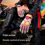 GOLOVEJOY Shock Absorbing Touchscreen Motorcycle Gloves Waterproof Winter Fleece Lined Mittens