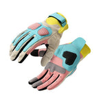GOLOVEJOY Shock Absorbing Touchscreen Motorcycle Gloves Waterproof Winter Fleece Lined Mittens