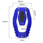 JOYTUTUS 4-in-1 Car Ice Scraper Windshield Ice Breaker Quick Clean Glass Brush Snow Remover