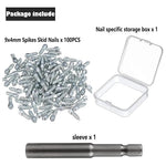 100 st 9 x 4 mm skruvdäckdubbar för bil, lastbil, motorcykel, cykel, dammdäcksdubbar