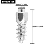 200Pcs 9 x 4mm Screw in Tire Studs Wheel Tyre Studs for Car Truck Motorcycle Bicycle Boot Tire Spikes