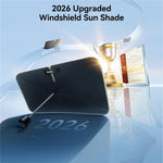 NMOISS M Size Car Windshield Sun Shade Umbrella Double Layer UPF50+ 99% UV Protection Umbrella Cover