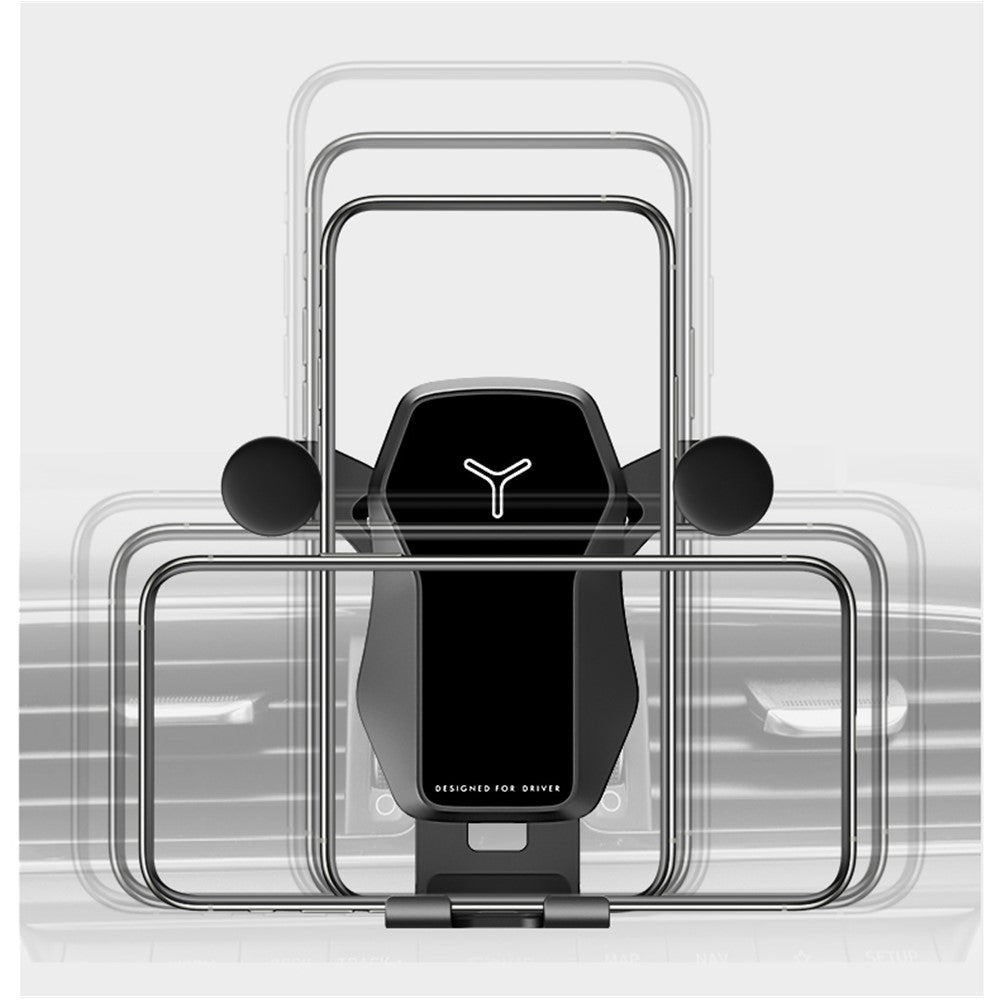 Bilhållare Luftuttag Bilnavigering Mobilhållare för iPhone Huawei Xiaomi Samsung Etc.