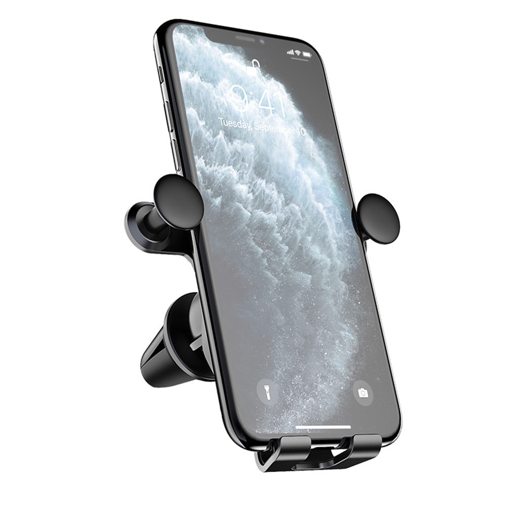 Bilhållare Luftuttag Bilnavigering Mobilhållare för iPhone Huawei Xiaomi Samsung Etc.