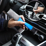 Car Air Conditioning Outlet Dust Removal Brush Multifunctional Dual-Head Auto Interior Cleaning Tool