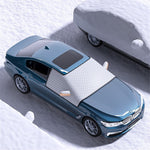 ST-4013 Winter Car Windshield Front Window Cover Aluminium Film Snowproof Protective Cover