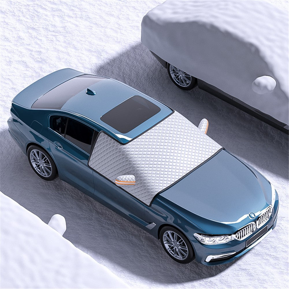 ST-4013 Winter Car Windshield Front Window Cover Aluminium Film Snowproof Protective Cover