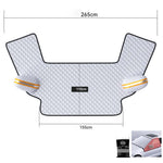 ST-4013 Winter Car Windshield Front Window Cover Aluminium Film Snowproof Protective Cover