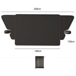 Car Windshield Snow Cover Oxford Cloth Snowproof Frost-proof Sun-proof Cover