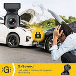 170 graders vidvinkel 1080P HD WiFi Dash Cam med nattesyn, G-sensor og bil DVR-kamera