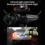 Triple Lens Dashcam 3 Inch IPS Screen 1080P HD Night Vision Car Recording WiFi Camera