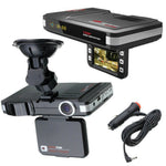 2-i-1 Nattevison Bil DVR Hastighedskamera Alert Dash Cam Radar Detektor (russisk version)