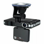 2-i-1 Nattevison Bil DVR Hastighedskamera Alert Dash Cam Radar Detektor (russisk version)