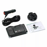 2-i-1 Nattevison Bil DVR Hastighedskamera Alert Dash Cam Radar Detektor (russisk version)