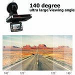 2-i-1 Nattevison Bil DVR Hastighedskamera Alert Dash Cam Radar Detektor (russisk version)